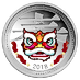 2018 1 oz Republic of Chad Happy Chinese New Year 