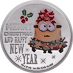 1 oz Niue Christmas Despicable Me Minion Made Seasons Greetings Silver Coin thumbnail