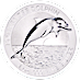 2019 1 oz Australian Bottlenose Dolphin Silver Bullion Coin (Pre-Owned in Good Condition) thumbnail