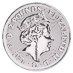 2018 1 oz United Kingdom Two Dragons Silver Bullion Coin (Pre-Owned in Good Condition) thumbnail