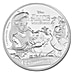 2016 1 oz Niue Disney Alice in Wonderland 65th Anniversary Silver Coin thumbnail