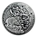 2012 1 oz Rwanda African Rhino Silver Bullion Coin thumbnail