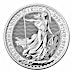 2025 1 Kilogram United Kingdom Silver Britannia Bullion Coin thumbnail