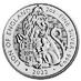 2022 2 oz United Kingdom Silver Tudor Beasts Bullion Coin - The Lion of England thumbnail