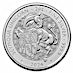 2024 2 oz United Kingdom Silver Tudor Beasts Bullion Coin - The Seymour Unicorn thumbnail