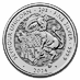 2024 2 oz United Kingdom Silver Tudor Beasts Bullion Coin - The Seymour Unicorn thumbnail