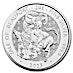 2023 2 oz United Kingdom Silver Tudor Beasts Bullion Coin - The Yale of Beaufort thumbnail