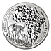 2015 1 oz Rwanda African Cape Buffalo Silver Bullion Coin thumbnail