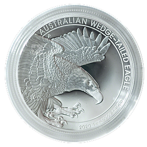 2020 1 oz Australian Wedge Tailed Eagle High-Relief Silver Coin