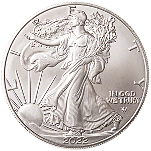 2022 1 oz American Silver Eagle Bullion Coin - Type 2