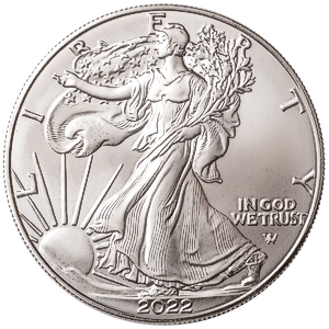 2022 1 oz American Silver Eagle Bullion Coin - Type 2