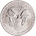 2002 1 oz American Silver Eagle Bullion Coin thumbnail