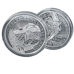 2 pcs of 5 oz 2023 American Silver Noah's Ark Coins - Total 10 oz Silver