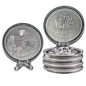 5 pcs of 5 oz 2022 Armenian Silver Noah's Ark Coins - Total 25 oz Silver