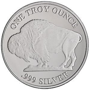 1 oz Asahi Refining Buffalo Silver Bullion Round