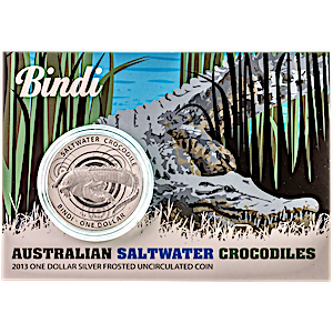 2013 1 oz Royal Australian Mint Saltwater Crocodile Series 