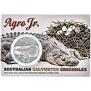 2015 1 oz Royal Australian Mint Saltwater Crocodile Series 