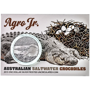 2015 1 oz Royal Australian Mint Saltwater Crocodile Series 