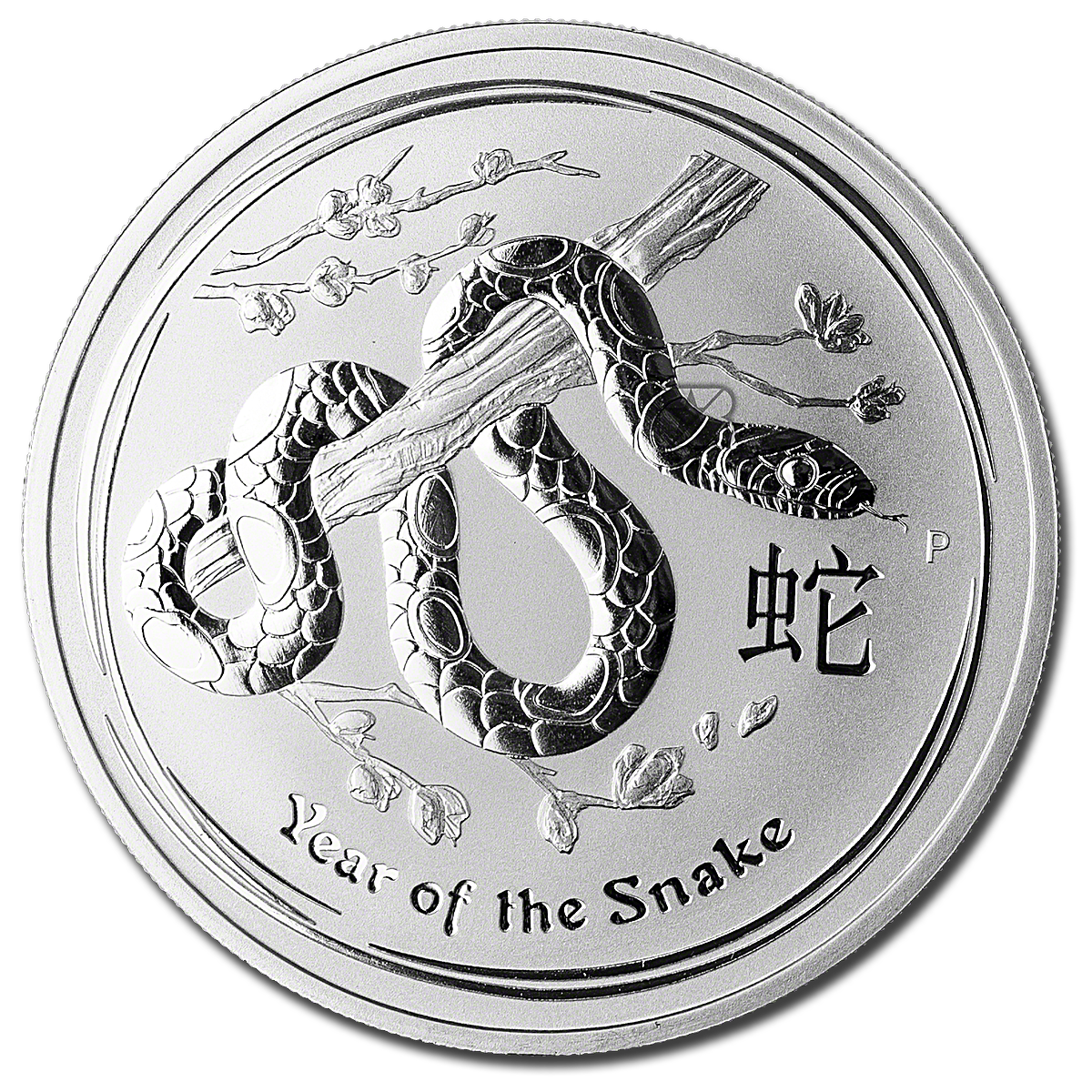 2013 Lunar Year of the Snake 1 oz .999 Fine Silver Bullion Coin Perth Mint 