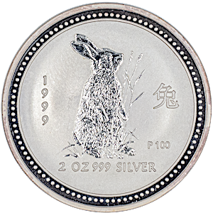 1999 2 oz Australian Lunar Series 