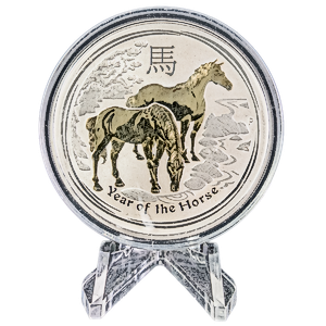 2014 1 oz Australian Silver Lunar Series 