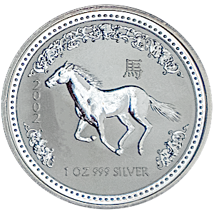 2002 1 oz Australian Lunar Series 