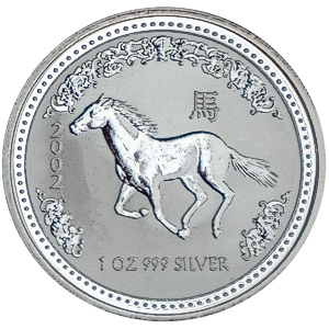 2002 1 oz Australian Lunar Series 
