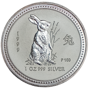 1999 1 oz Australian Lunar Series 