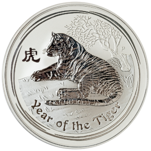 2010 10 oz Australian Lunar Series 