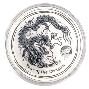2012 1 oz Australian Lunar Dragon 