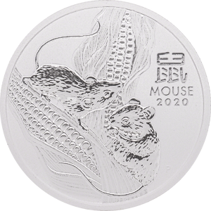 2020 1/2 oz Australian Silver Lunar Series 