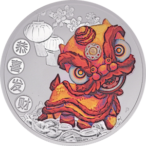 2020 1 oz Tuvalu Chinese New Year Silver Coin