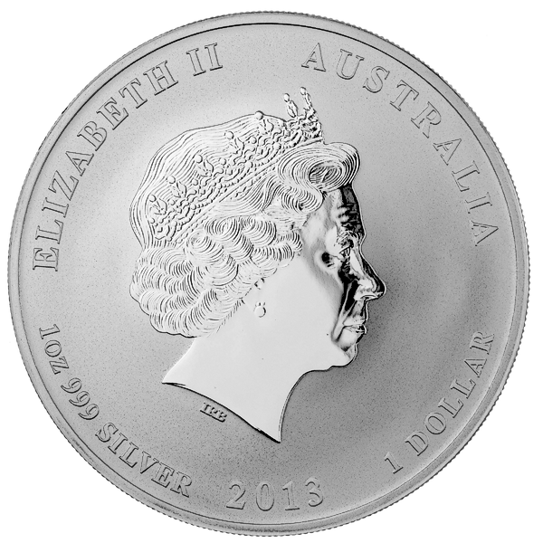 Australian Silver Lunar Series 2013 - Year of the Snake - 1 oz