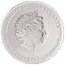2012 1 oz Australian Lunar Yellow Dragon Silver Coin (Pre-Owned in Good Condition) thumbnail