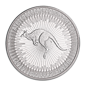 2019 1 oz Australian Silver Kangaroo Bullion Coin