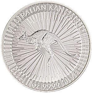 2024 1 oz Australian Silver Kangaroo Bullion Coin (BU)