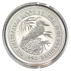 1992 10 oz Australian Silver Kookaburra Coin