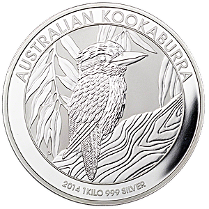 Australian Silver Kookaburra 2014 - 1 kg Australian Silver Kookaburra 2014 - 1 kg