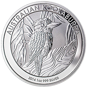 Australian Silver Kookaburra 2014 - 1 oz Australian Silver Kookaburra 2014 - 1 oz