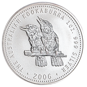 2006 1 oz Australian Silver Kookaburra Bullion Coin