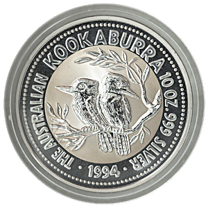 1994 10 oz Australian Silver Kookaburra Bullion Coin