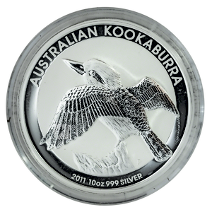 2011 10 oz Australian Silver Kookaburra Bullion Coin