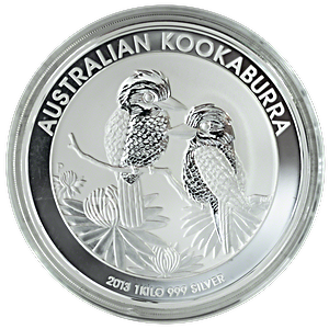 2013 1 Kilogram Australian Silver Kookaburra Bullion Coin