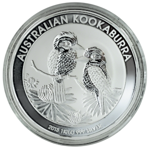2013 1 Kilogram Australian Silver Kookaburra Bullion Coin