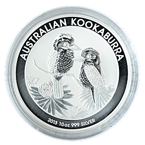 2013 10 oz Australian Silver Kookaburra Bullion Coin