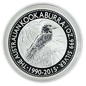 2015 1 oz Australian Silver Kookaburra Bullion Coin