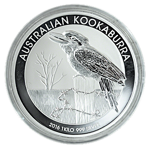 Australian Silver Kookaburra 2016 - 1 kg