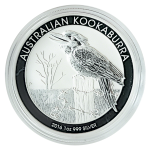 2016 1 oz Australian Silver Kookaburra Bullion Coin