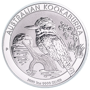 2019 1 oz Australian Silver Kookaburra Bullion Coin