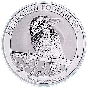 Australian Silver Kookaburra 2021 - 1 oz 